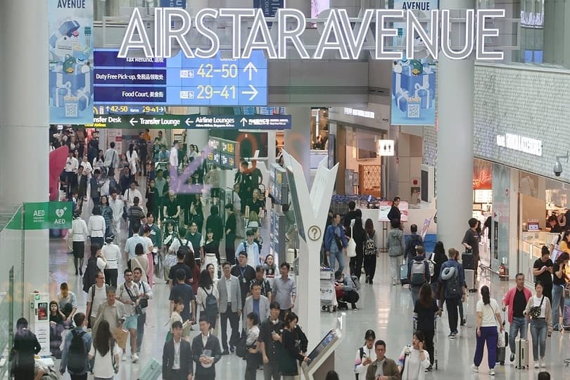 مطار إنتشون بكوريا الجنوبية يتعامل مع 338 ألف رحلة جوية و56 مليون مسافر خلال 2023