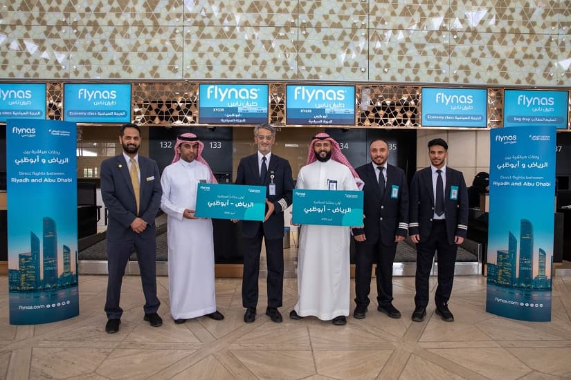 "طيران ناس" السعودية تطلق رحلاتها المباشرة بين الرياض وأبوظبي في الإمارات