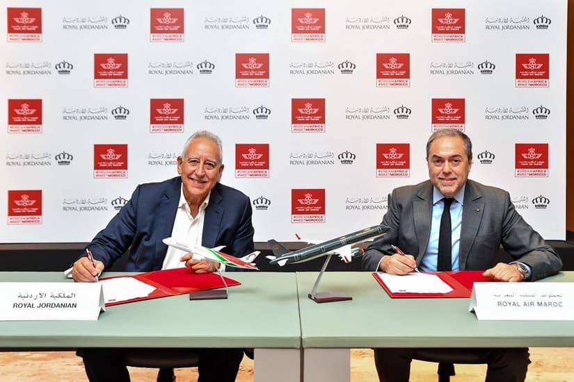 الخطوط الملكية المغربية و"الأردنية" تستأنفان اتفاقية الرمز المشترك