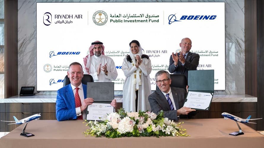 "طيران الرياض" تتعاقد على أول صفقة بأسطول من 72 طائرة بوينج دريملاينر "B787-9"
