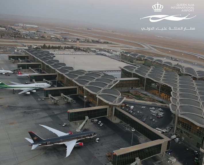 الأردن: مطار الملكة علياء الدولي يستقبل نحو 739 ألف مسافر خلال مارس الماضي بزيادة 31.6%