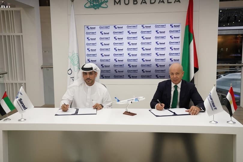 مصر للطيران توقع مذكرة تفاهم مع "سند" الإماراتية لتطوير خدمات صيانة وعمرة المحركات