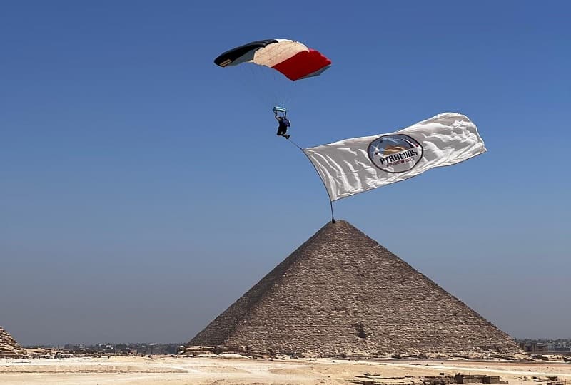 الأهرامات تشهد العرض الجوي "Pyramids Air Show 2022" بتنظيم من القوات الجوية.. بالصور