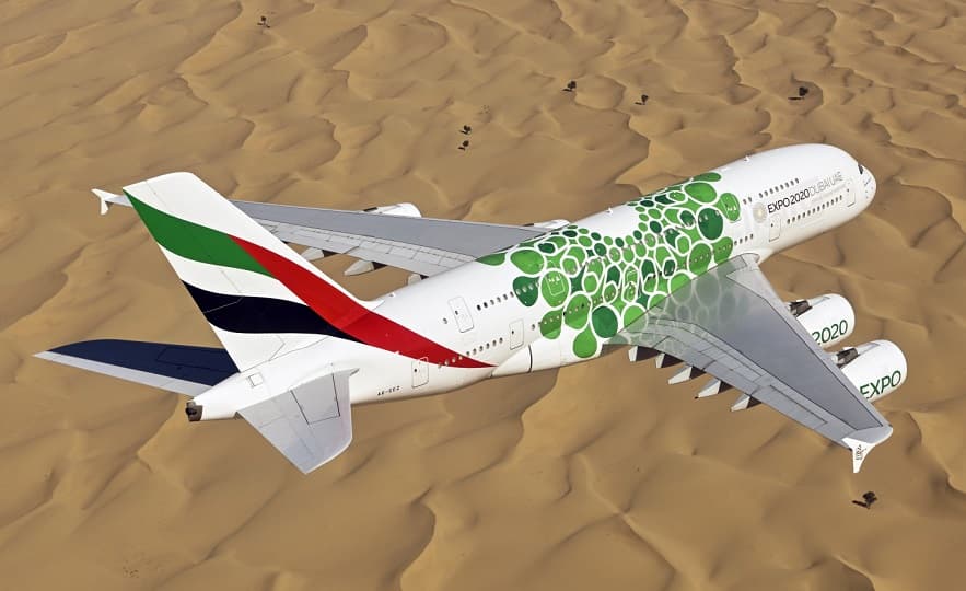 طيران الإمارات تشغل طائرتها إيرباص A380 إلى عمان بالأردن وترفع عدد رحلاتها الأسبوعية