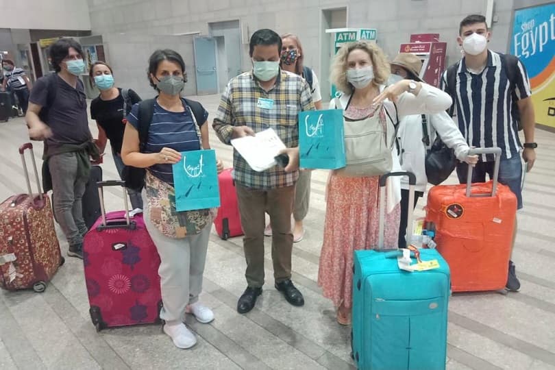 الأقصر تستقبل أولى رحلات الطيران العارض من فرنسا وعلى متنها 178 سائحا