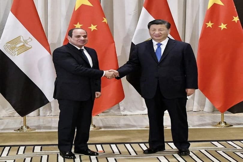 الرئيس السيسي في لقاء مع نظيره الصيني: نتطلع لتعزيز التدفقات السياحية الصينية إلى مصر