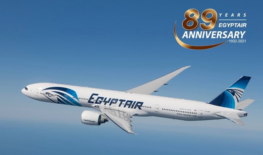 مصر للطيران تحتفل بعيدها الـ89 بمنح عملائها تخفيض 50% على تذاكر الرحلات الدولية