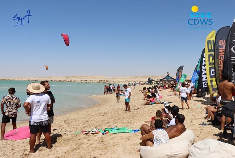 رأس سدر تستضيف فعاليات "King ot the Lagoon" السياحية لنشاط الكايت سيرف