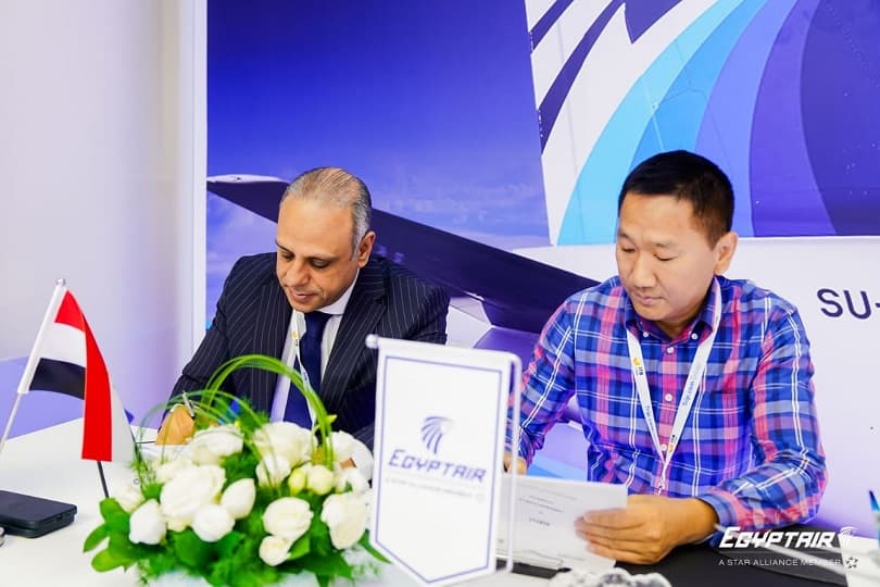 مصر للطيران توقع اتفاقية مع كبرى وكالات السياحة والسفر في الصين خلال بورصة ITB China