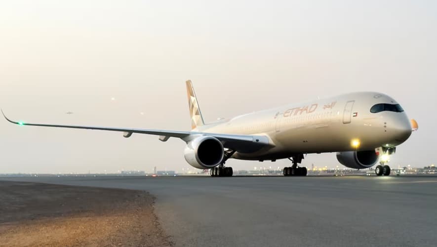 "الاتحاد للطيران" الإماراتية تتسلم طائرة إيرباص A350 سادسة لتوسيع شبكة الرحلات الدولية