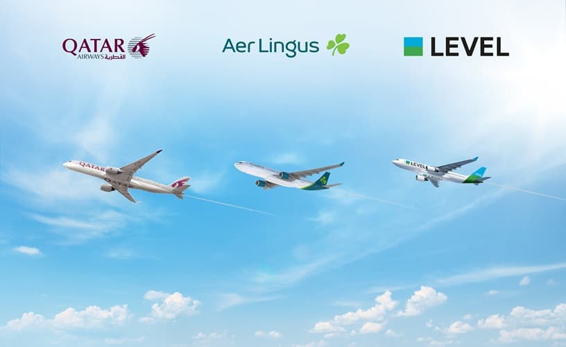 الخطوط القطرية توسع شراكتها مع Aer Lingus وLEVEL لتغطي 18 وجهة أمريكية جديدة