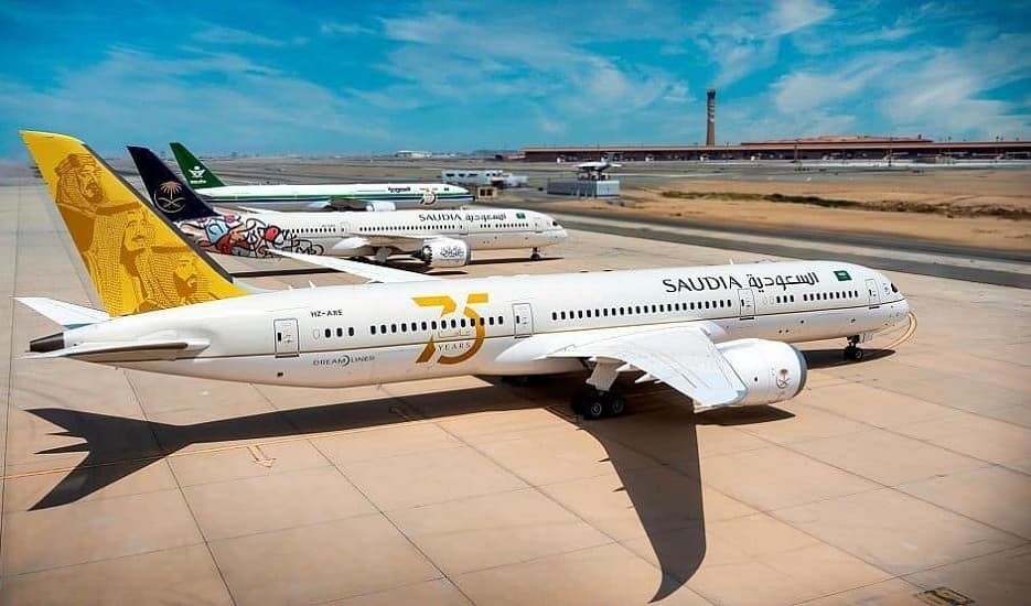 الخطوط السعودية: 3 آلاف رحلة بإجمالي 613 ألف مقعد في أسبوع "اليوم الوطني للمملكة"