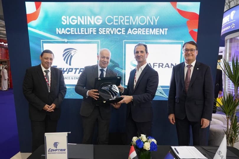 مصر للطيران توقع اتفاقية مع Safran Nacelles لصيانة عواكس دفع المحركات لطائرات A330ceo