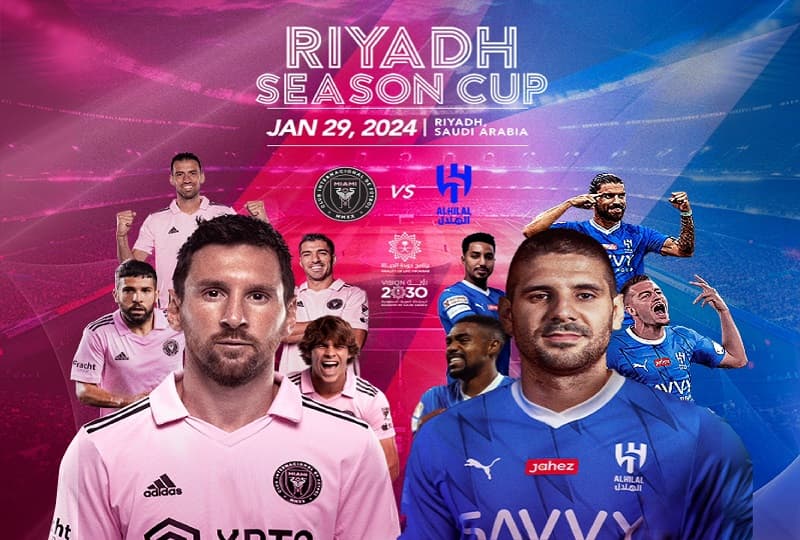 انطلاق "كأس موسم الرياض" بين الهلال وإنترميامي اليوم.. ولقاء مرتقب بين ميسي ورونالدو