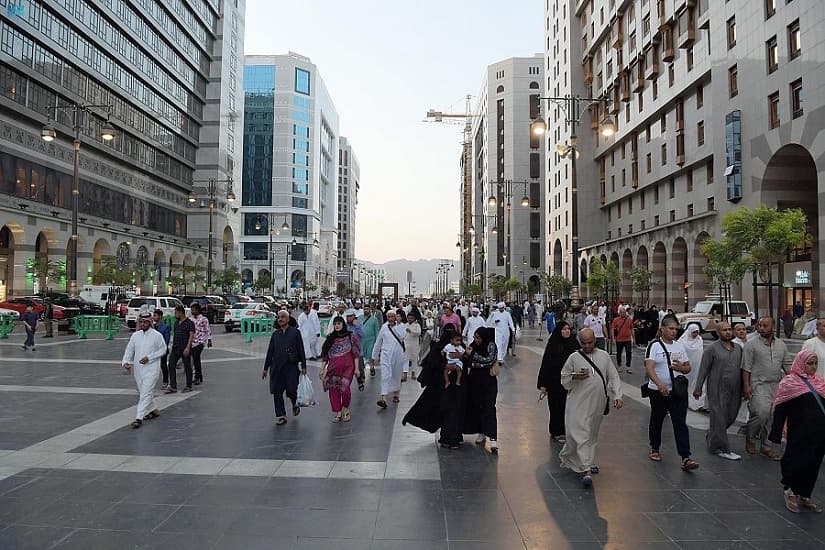 السعودية: وصول نحو 143 ألف حاج إلى المدينة المنورة حتى أمس بموسم الحج 1444هـ