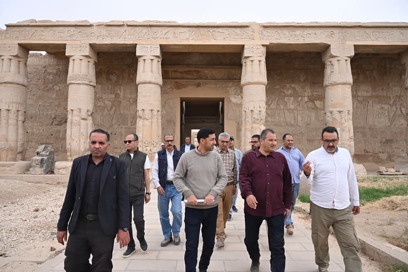 بدء مشروعات ترميم وتطوير معابد الأقصر والكرنك وحتشبسوت وستي الأول بالبر الغربي
