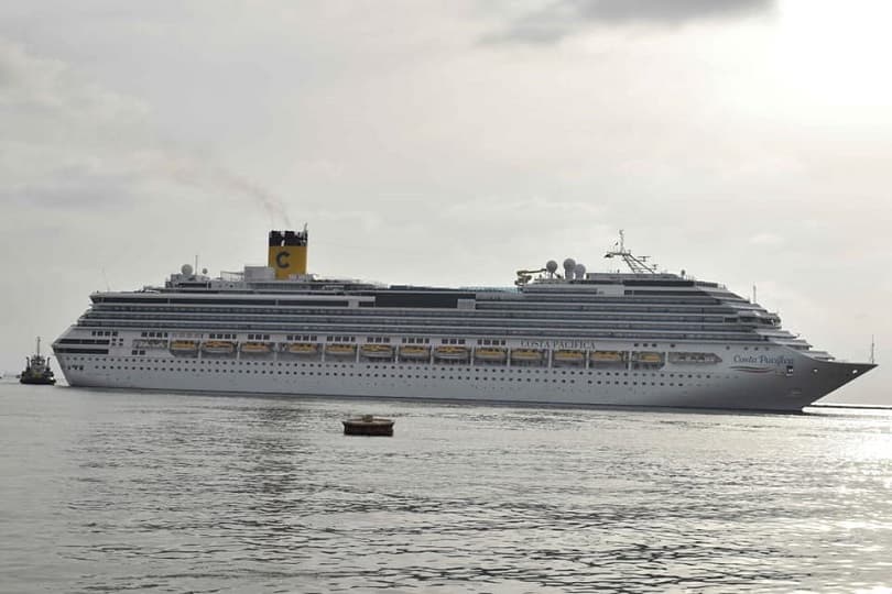 ميناء بورسعيد يستقبل السفينة COSTA PACIFICA وعلى متنها 3585 سائحا