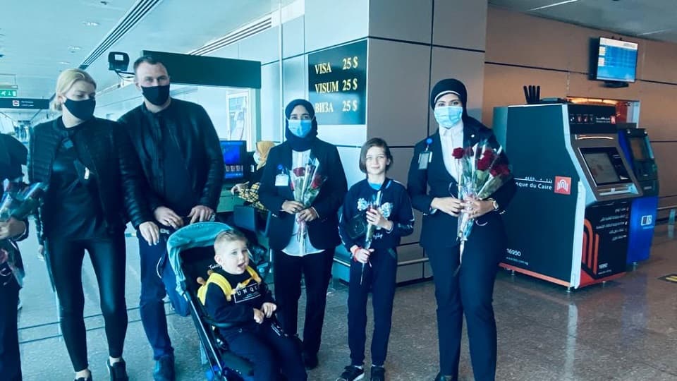 مطار الغردقة يستقبل أولى رحلات الطيران من ليتوانيا وعلى متنها 180 سائحا