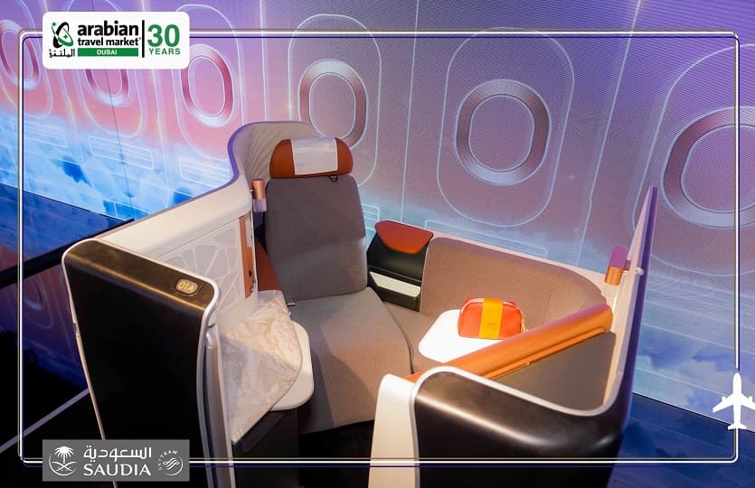 ATM دبي 2023.. الخطوط السعودية تطلق مقعد درجة الأعمال على رحلات طائرات إيرباص "321XLR"