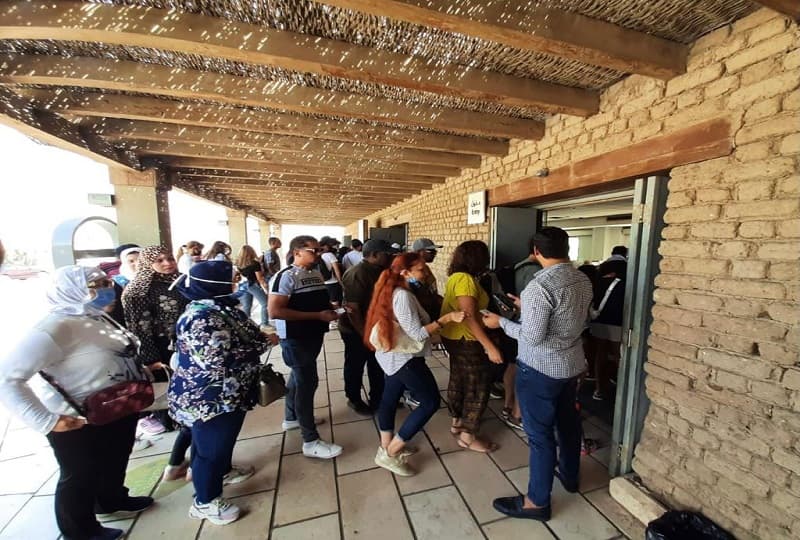 تشغيل ماكينات الدفع الإلكتروني لتذاكر دخول منطقة الأهرامات الأثرية اليوم