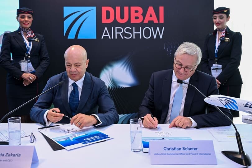 مصر للطيران توقع صفقة لشراء 10 طائرات إيرباص A350-900 خلال معرض Dubai Airshow 2023