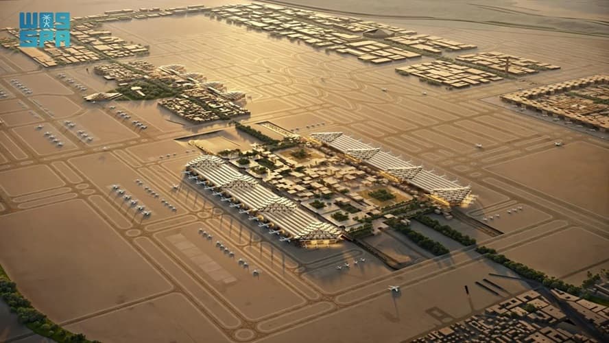 مطار الملك سلمان بالرياض يبدأ إنشاء المدرج الثالث لزيادة الطاقة التشغيلية