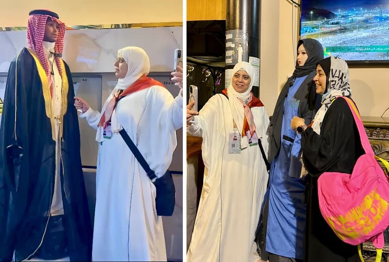 "نواف ونورة".. روبوتات ترافق حجاج الـ5 نجوم في أيام التشريق بمنى بتقنية الذكاء الاصطناعي
