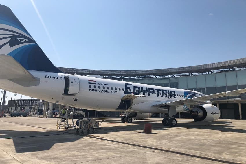 مصر للطيران تتسلم الطائرة الثامنة من طراز إيرباص A320neo والأخيرة في 2020