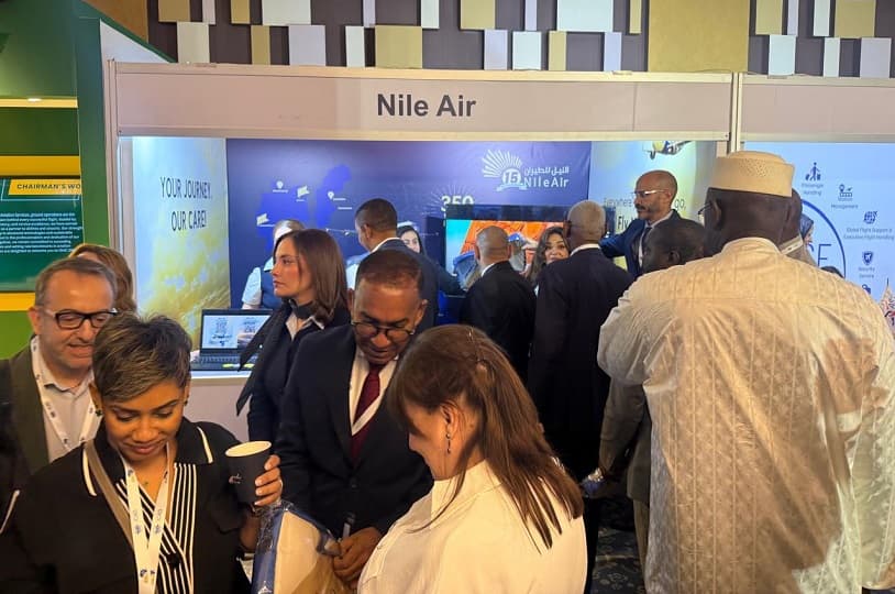النيل للطيران تستعرض خطط التطوير وتوسع رحلاتها في أسبوع أفريقيا والمحيط الهندي 2026 "AFI Aviation Week"