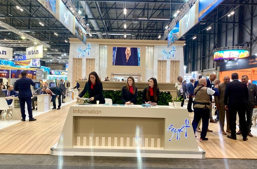 وزير السياحة يفتتح الجناح المصري بمعرض الفيتور السياحي "FITUR 2024" في مدريد بإسبانيا