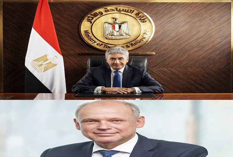 وزير السياحة يجتمع مع رئيس مجموعة TUI العالمية لبحث التعاون لدفع الحركة السياحية لمصر