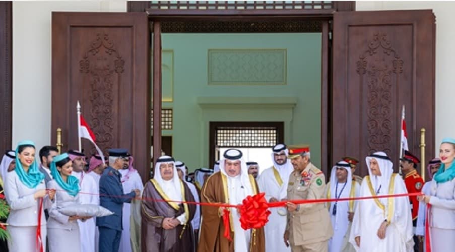 افتتاح معرض البحرين الدولي للطيران 2024 بقاعدة الصخير الجوية بالمنامة