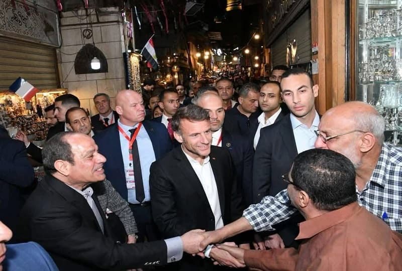 نائب رئيس اتحاد الغرف السياحية: جولة الرئيس السيسي ونظيره الفرنسي بخان الخليلي أكبر دعاية سياحية لمصر