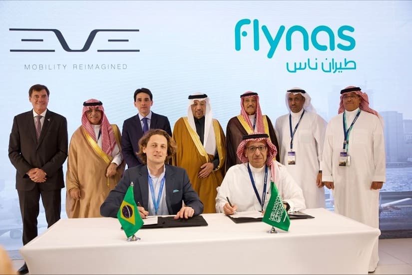 "طيران ناس" السعودية تتفق مع Eve Air Mobility لتشغيل الطائرات الكهربائية في المملكة
