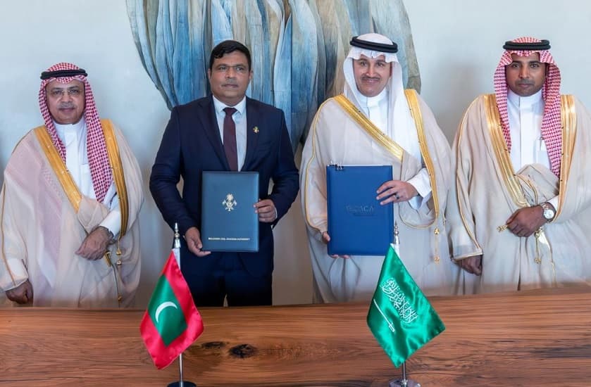 السعودية والمالديف توقعان مذكرة تفاهم في مجال المهابط والطائرات المائية