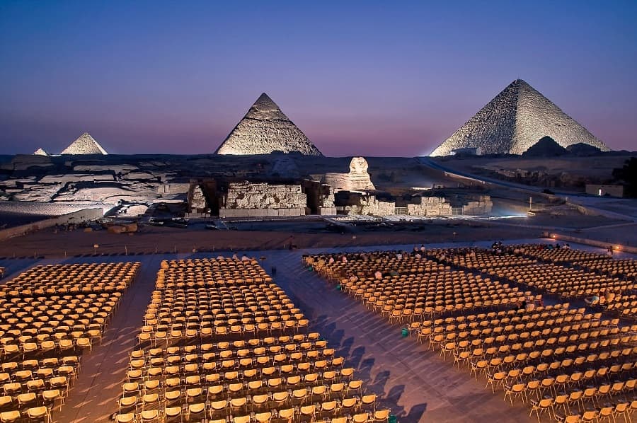 عودة عروض الصوت والضوء أول يوليو بتخفيضات 50% على أسعار التذاكر