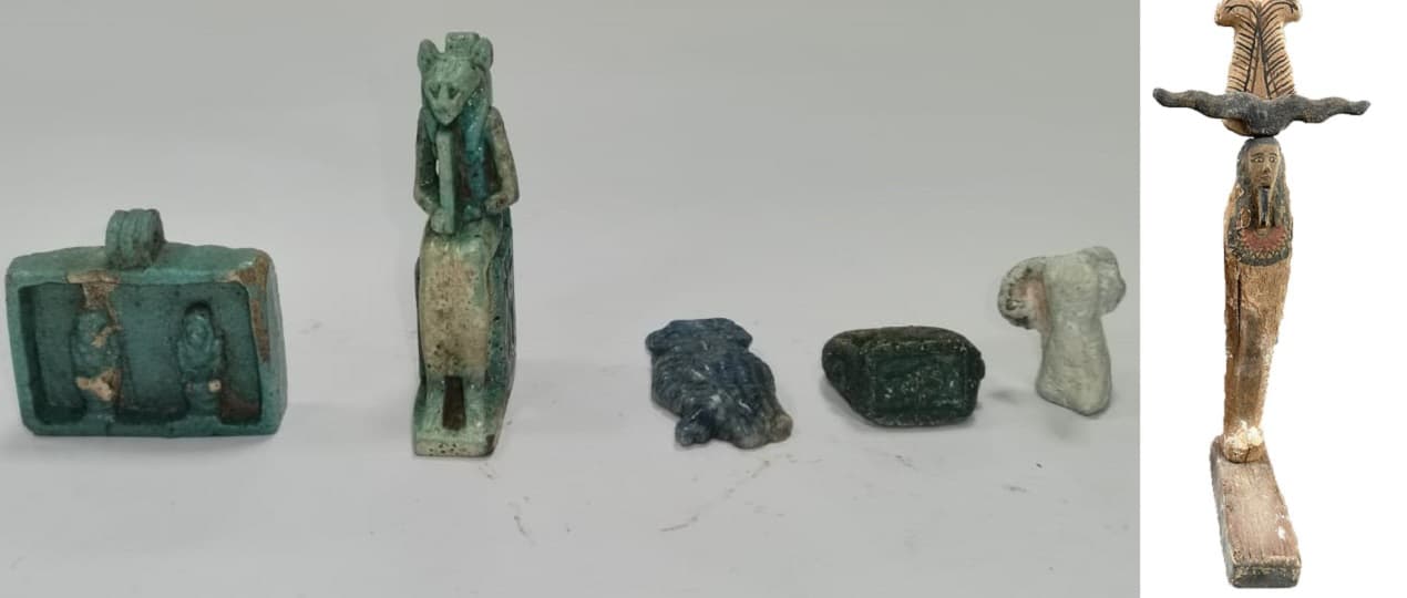 ضبط 16 قطعة أثرية من العصور المصرية القديمة بميناء سفاجا البحري