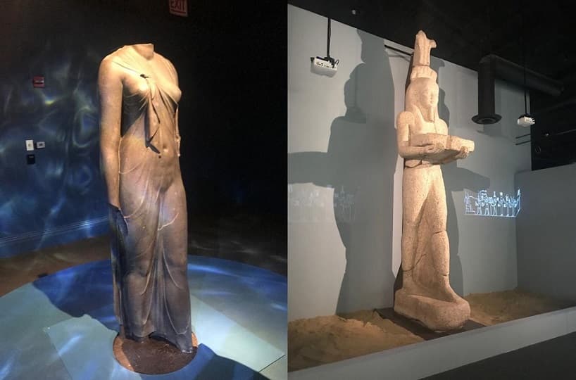 عودة القطع الأثرية لمعرض "أسرار مصر الغارقة" بعد 6 سنوات من جولته في 4 دول
