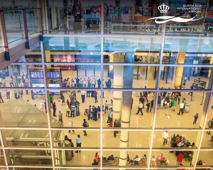 الأردن: 3.2 مليون مسافر عبر مطار الملكة علياء الدولي في النصف الأول من 2022