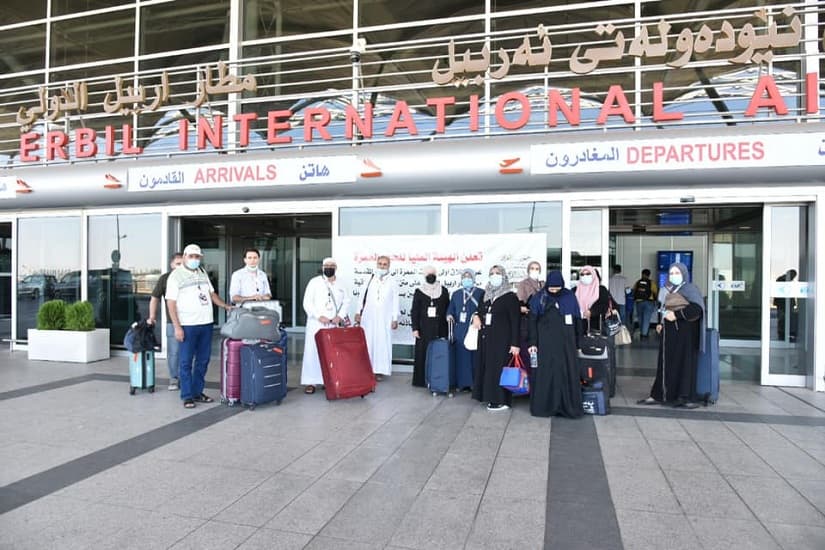 العراق: تفويج 2653 معتمرا من المطارات العراقية إلى مطار المدينة المنورة اليوم