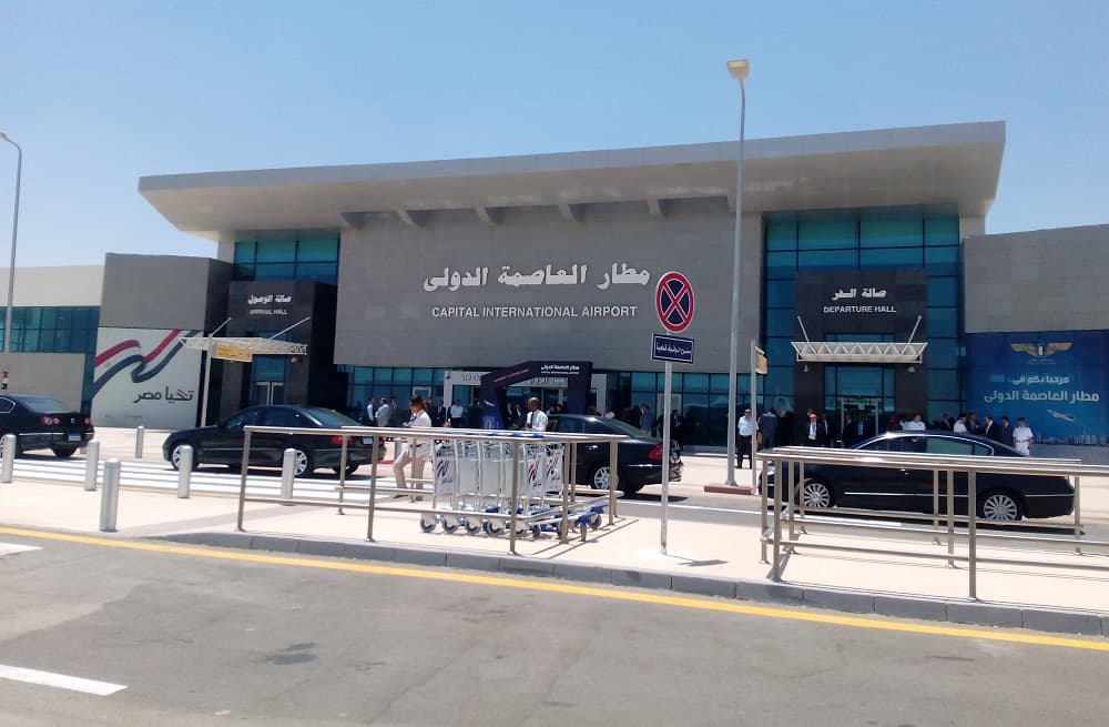 صور.. التشغيل التجريبي لمطار العاصمة الإدارية الجديد.. ووزيرا الطيران والسياحة يشهدان هبوط أول طائرة